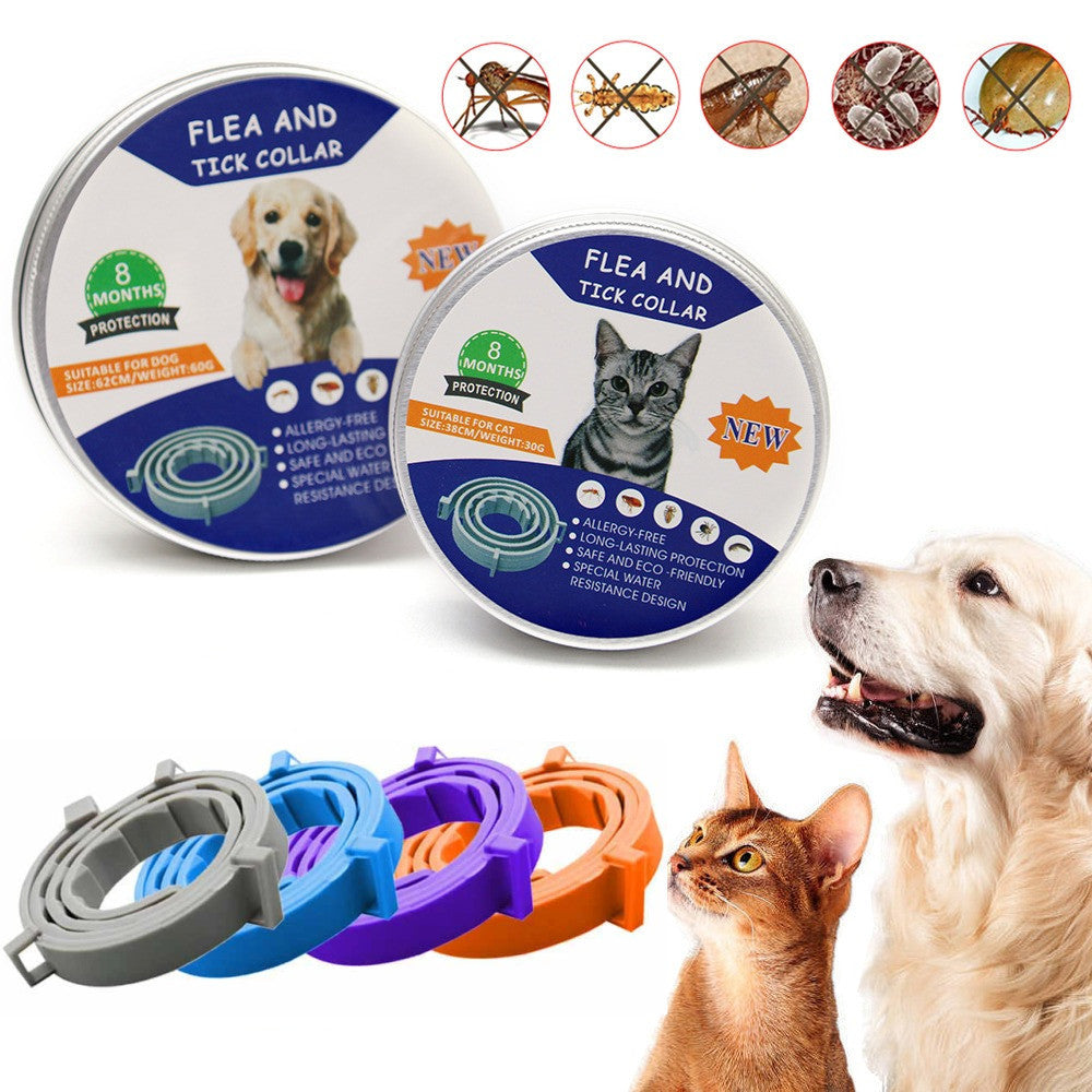 Silicone Adjustable Pet Collar – Insect & Mosquito Protection