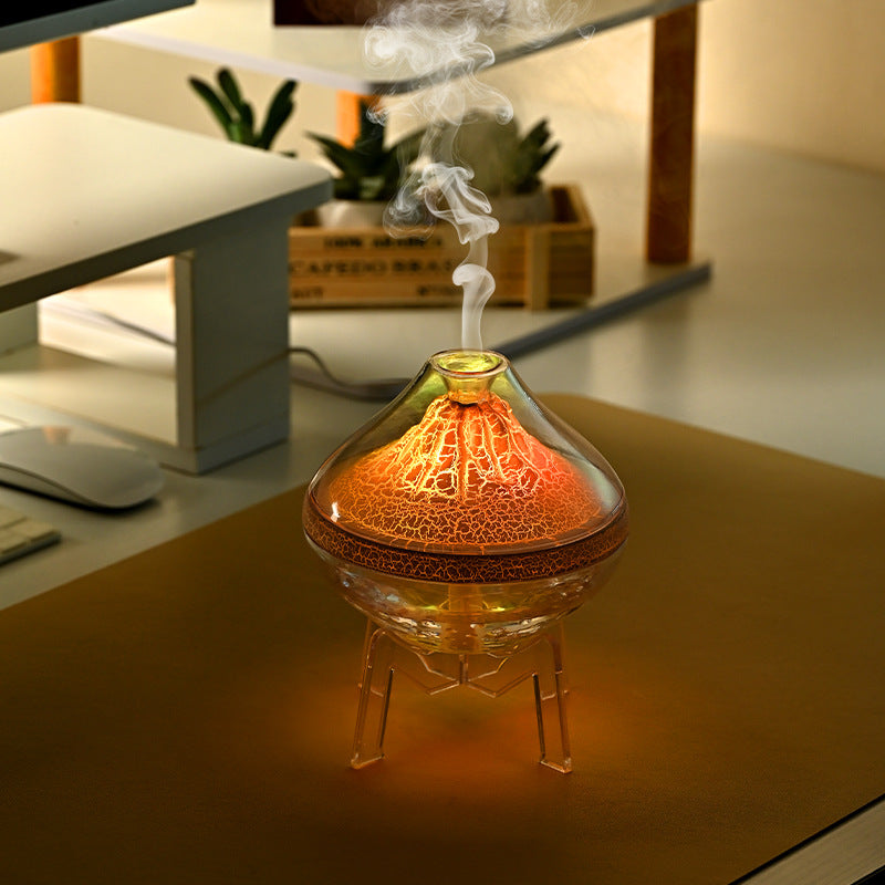 Volcanic Atmosphere Lamp – Silent Crack Humidifier