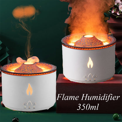 Volcano Jellyfish Flame Aroma Diffuser – Ultrasonic Humidifier