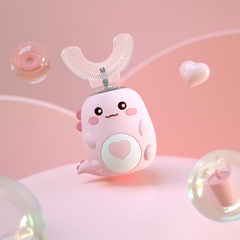 Children’s U-Shaped Electric Toothbrush – 360° Silicone, USB Rechargeable