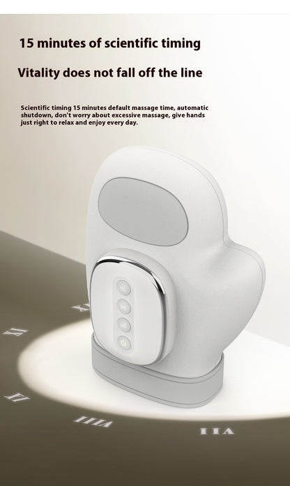 Intelligent Finger & Wrist Massager – Hot Compress & Air Pressure