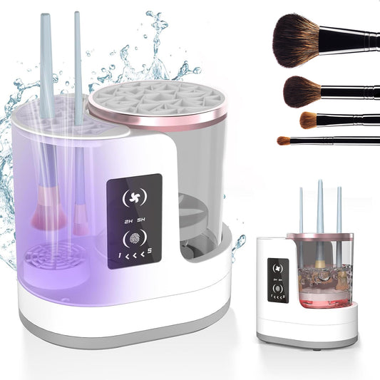 Electric Makeup Brush Cleaner – Rechargeable Automatic Cleaning Stand