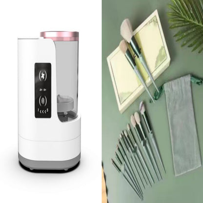 Electric Makeup Brush Cleaner – Rechargeable Automatic Cleaning Stand