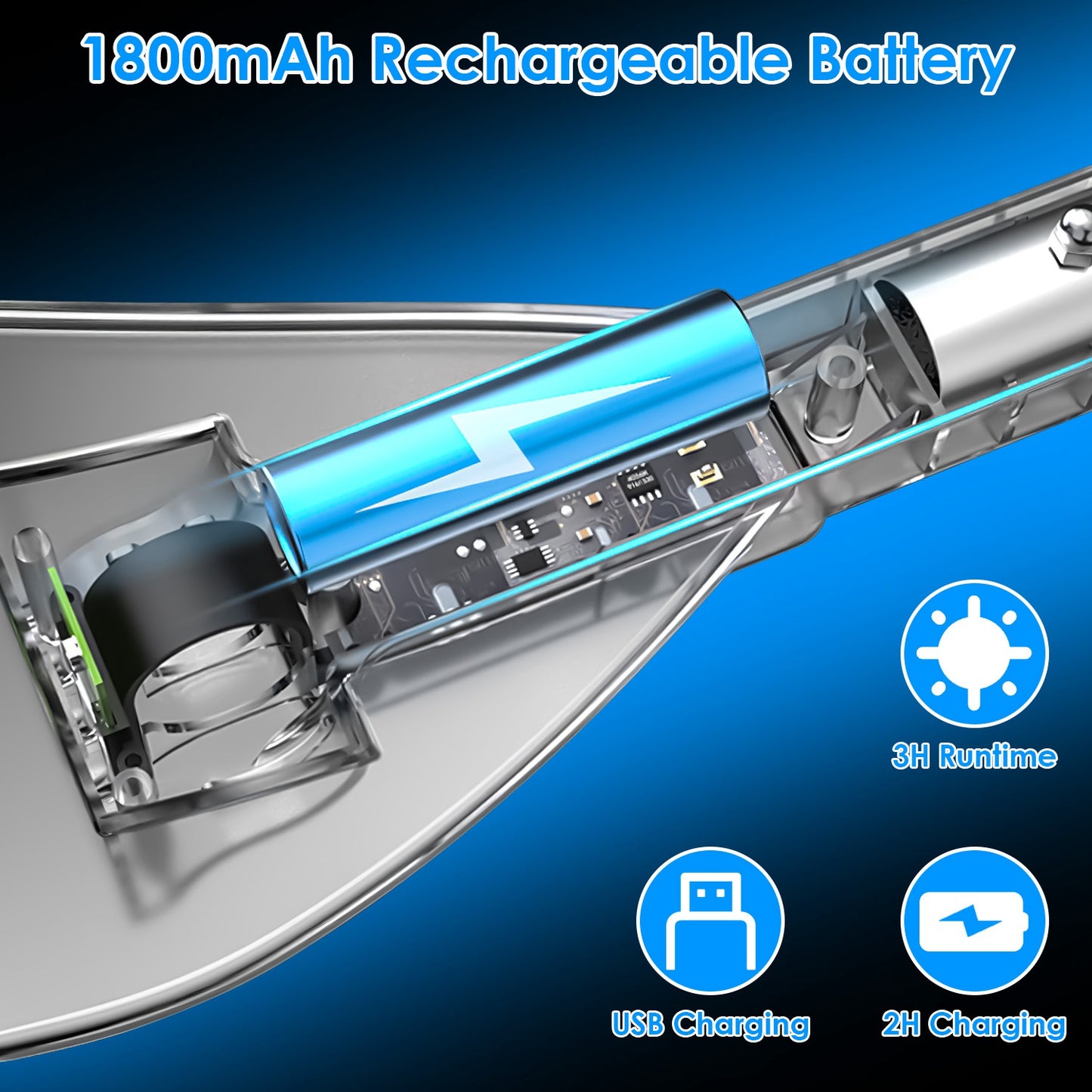 3-in-1 Car Snow Removal Shovel with LED Light