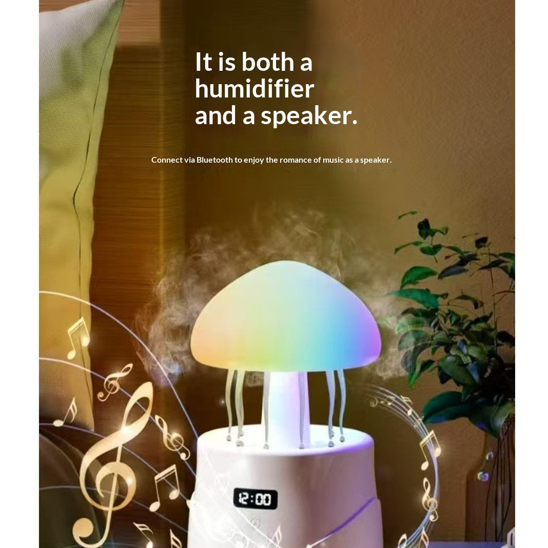 Jellyfish Humidifier – Bluetooth White Noise Speaker & RGB Light