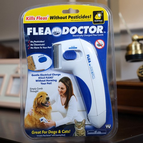 Flea & Tick Removal Pet Comb – Dog & Cat Grooming Tool