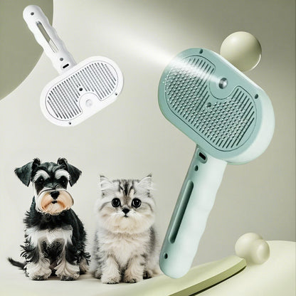 Pet Spray Hair Comb – Mist Grooming & Hair Remover Brush