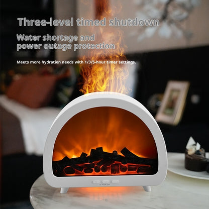 Fireplace Flame Aroma Diffuser – Remote Control Atmosphere Light