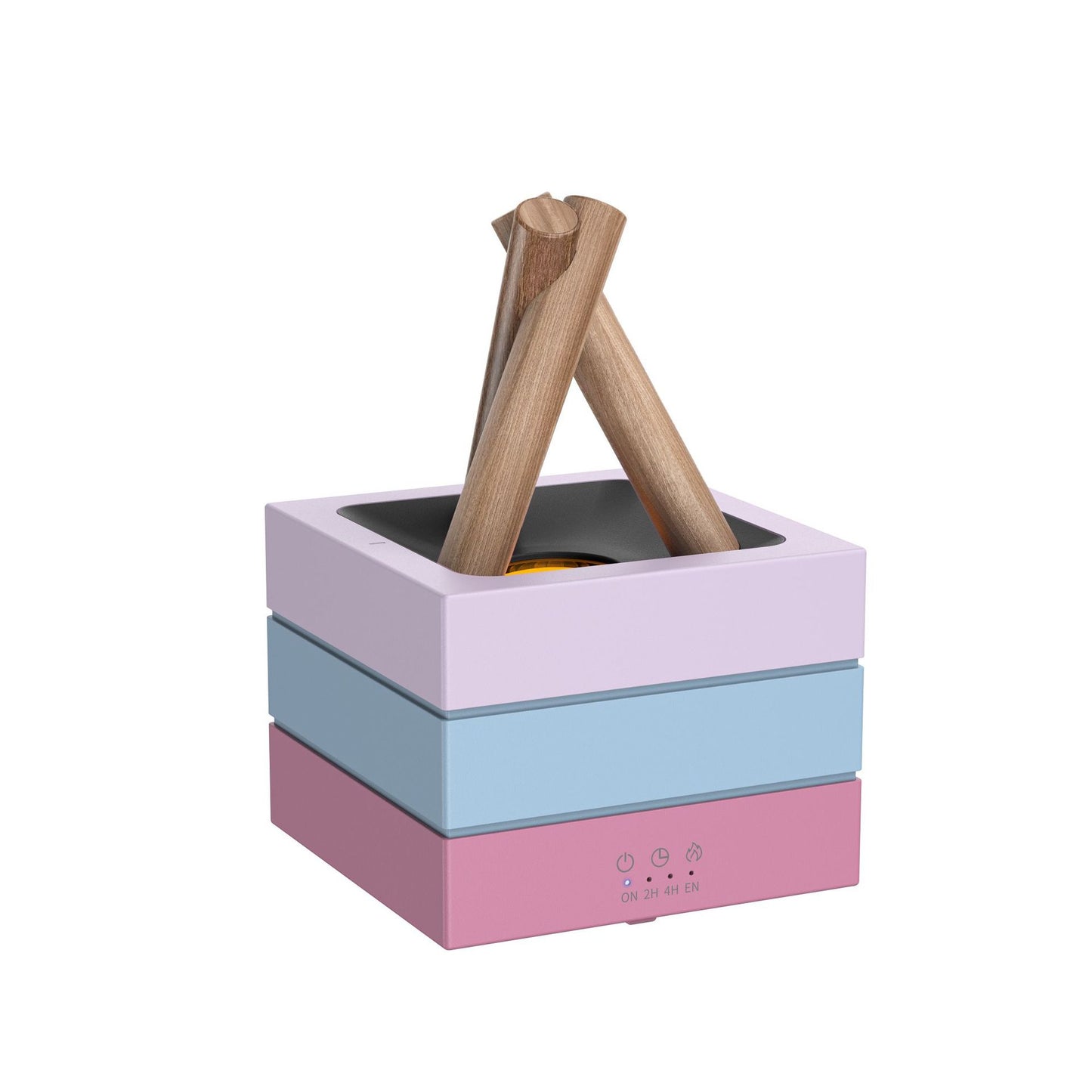 Flame Effect Aroma Diffuser – USB Desktop Humidifier