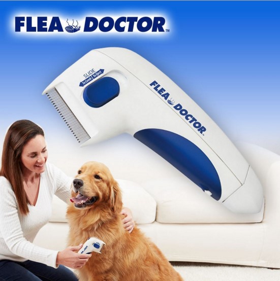 Flea & Tick Removal Pet Comb – Dog & Cat Grooming Tool