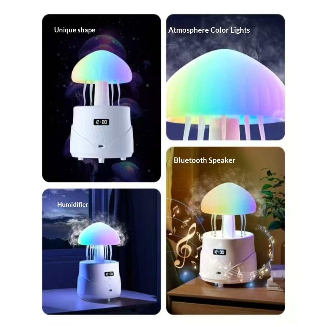 Jellyfish Humidifier – Bluetooth White Noise Speaker & RGB Light