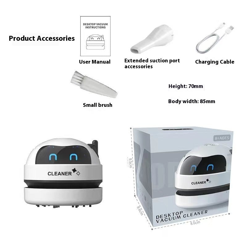 USB Rechargeable Handheld Desktop Vacuum Cleaner