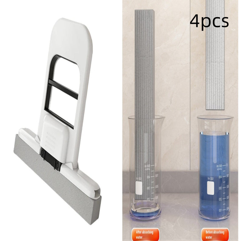 Mini Foldable Desktop Mop – Handheld Sponge Cleaning Tool