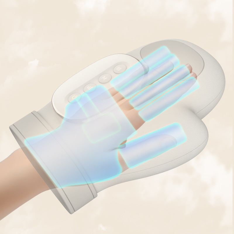 Intelligent Finger & Wrist Massager – Hot Compress & Air Pressure