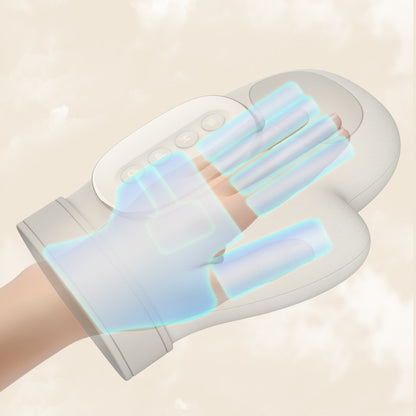 Intelligent Finger & Wrist Massager – Hot Compress & Air Pressure