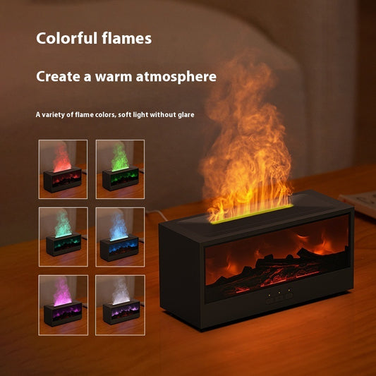 3D Fireplace Flame Aroma Diffuser