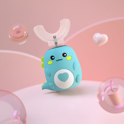 Children’s U-Shaped Electric Toothbrush – 360° Silicone, USB Rechargeable