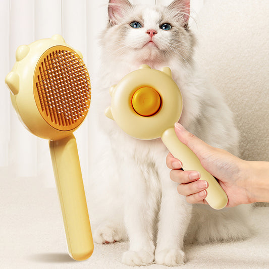 Pet Massage Comb – Cat & Dog Hair Removal Grooming Brush