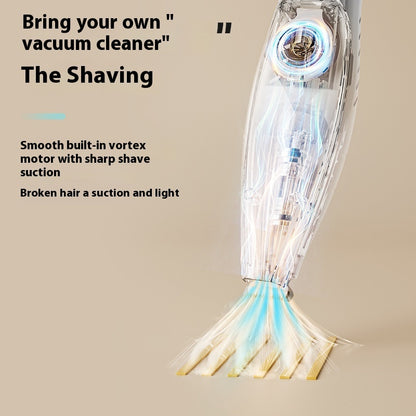 Pet Grooming Shaver with Vacuum – Low Noise Hair Trimmer