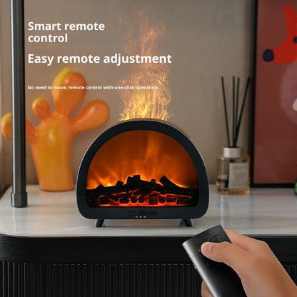 Fireplace Flame Aroma Diffuser – Remote Control Atmosphere Light