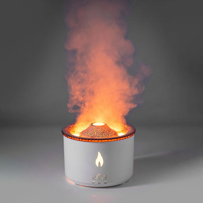 Volcano Jellyfish Flame Aroma Diffuser – Ultrasonic Humidifier