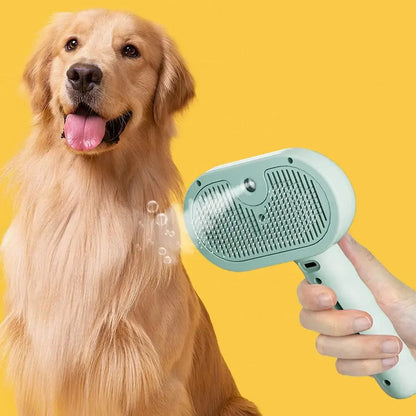 Pet Spray Hair Comb – Mist Grooming & Hair Remover Brush