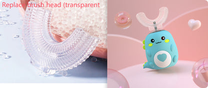 Children’s U-Shaped Electric Toothbrush – 360° Silicone, USB Rechargeable