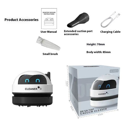 USB Rechargeable Handheld Desktop Vacuum Cleaner