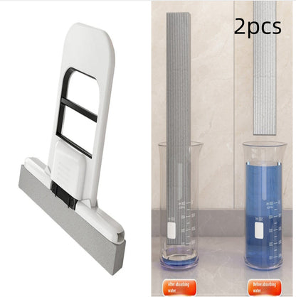 Mini Foldable Desktop Mop – Handheld Sponge Cleaning Tool