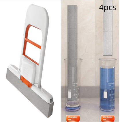 Mini Foldable Desktop Mop – Handheld Sponge Cleaning Tool