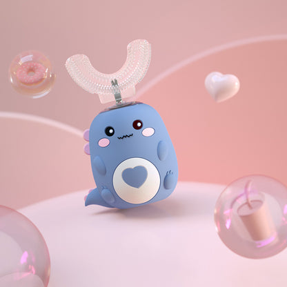 Children’s U-Shaped Electric Toothbrush – 360° Silicone, USB Rechargeable