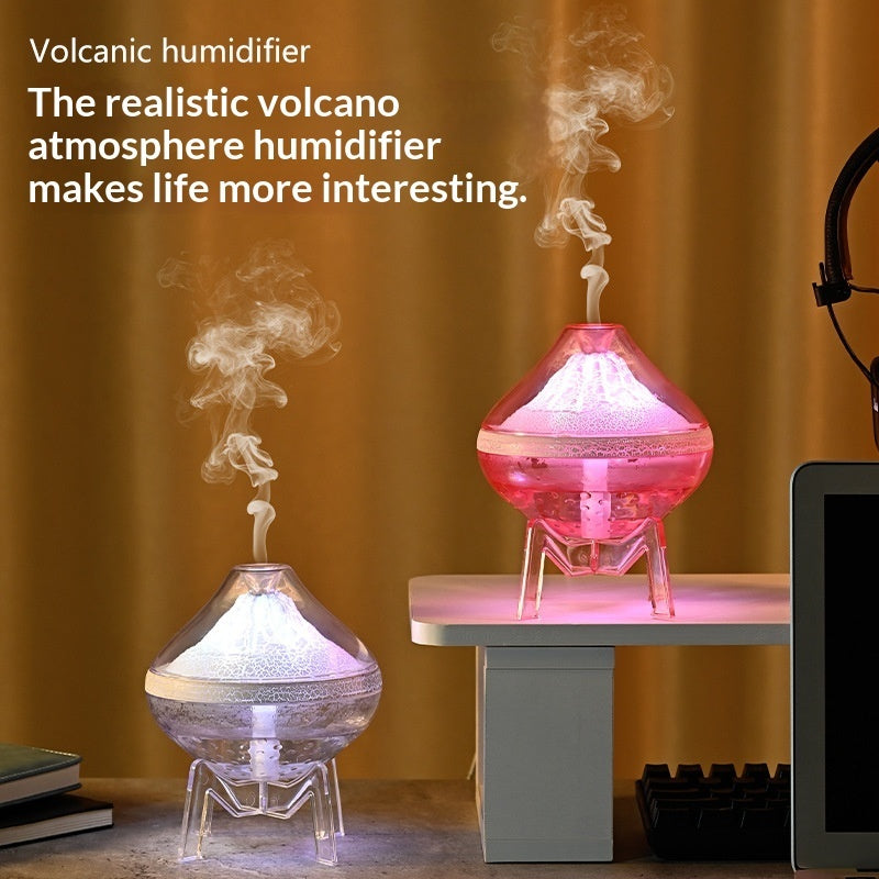 Volcanic Atmosphere Lamp – Silent Crack Humidifier