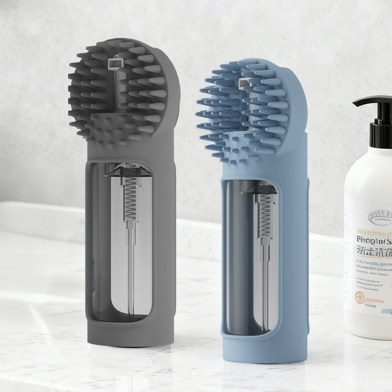 2-in-1 Silicone Pet Bath Brush – Grooming & Massage